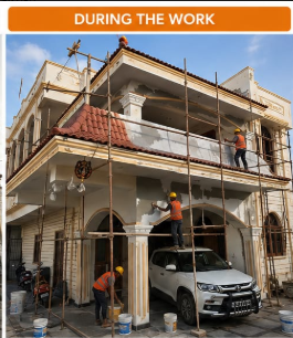 Property during renovation process in Hyderabad